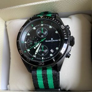 NWOT Struder Schild men’s watch. Model 15075.